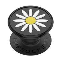 PopSockets PopGrip Gen.2, Festival Daisy Black, 3D kopretina na černém podkladu