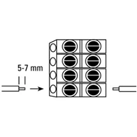 Hama European-Style Terminal Strips, 2.5 mm2