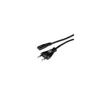 Hama síťový napájecí kabel, 2pólová vidlice, 1,5 m