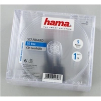 Hama CD BOX náhradní obal, 5ks/bal, transparentní
