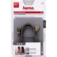 Hama 8p8c (RJ45) male plug - 8p8c (RJ45) male plug, 1,5 m