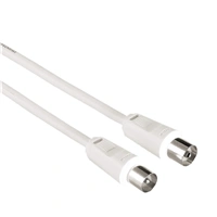 Hama anténní kabel 75dB, bílý, 1,5m, sáek
