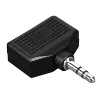 Hama rozdvojka jack 3,5 mm vidlice - 2x jack 3,5 mm zásuvka, stereo, sáek