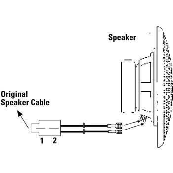 Hama loudspeaker Adapter Cable Set III for Opel, Renault, Seat, VW