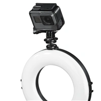 Hama kruhov LED svtlo 6,7" pro smartphone/tablet, s Bluetooth spout a stolnm stativem