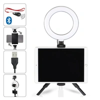 Hama kruhov LED svtlo 6,7" pro smartphone/tablet, s Bluetooth spout a stolnm stativem