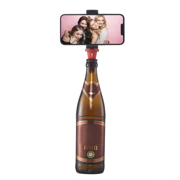 Hama stativ na láhev Bottle Pod Fun pro smartphony šířky 5,8 až 8,5 cm