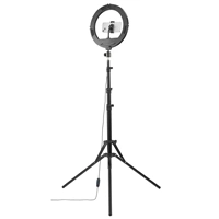 Hama SpotLight Steady 120 II, kruhov LED svtlo 12" pro telefon, Bluetooth spou, stativ