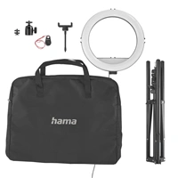 Hama SpotLight Steady 120 II, kruhov LED svtlo 12" pro telefon, Bluetooth spou, stativ
