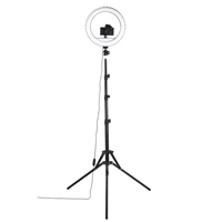 Hama SpotLight Steady 120 II, kruhov LED svtlo 12" pro telefon, Bluetooth spou, stativ