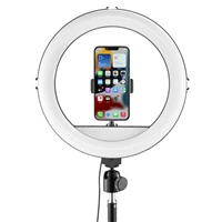 Hama SpotLight Steady 120 II, kruhov LED svtlo 12" pro telefon, Bluetooth spou, stativ