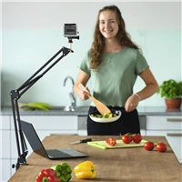 Hama 700 II, flexibiln kloubov rameno s drkem na mobil, 1/4" zvit, 70 cm
