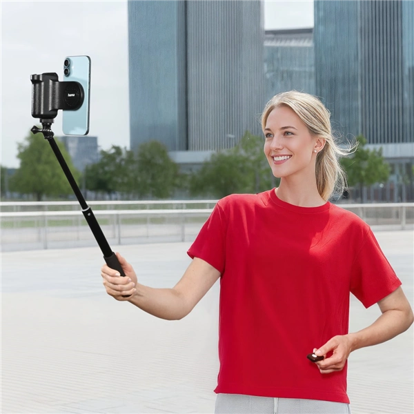 Hama MagGrip, kamerová rukojeť pro mobil, magnetická, dálková spoušť, závit 1/4"