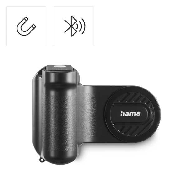 Hama MagGrip, kamerová rukojeť pro mobil, magnetická, dálková spoušť, závit 1/4"