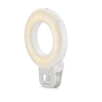 Hama LED kruhové světlo ToGo se svorkou na telefon, 60 LED, průměr 9,6 cm, nabíjecí