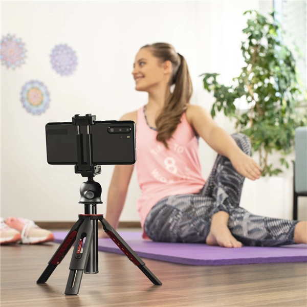 Hama Solid 80 Ball univerzální stativ / selfie tyč, Bluetooth dálková spoušť