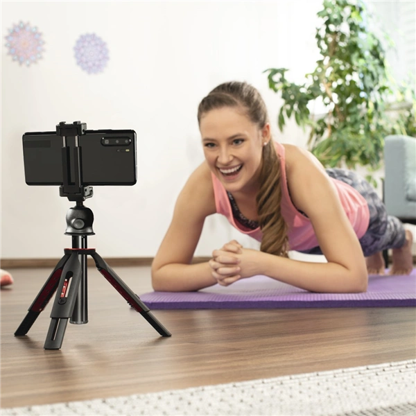 Hama Solid 80 Ball univerzální stativ / selfie tyč, Bluetooth dálková spoušť