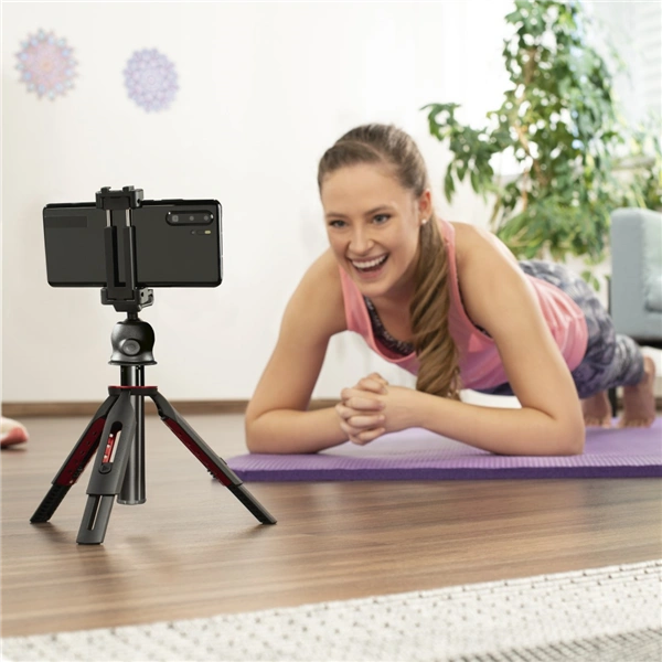 Hama Solid 80 Ball univerzální stativ / selfie tyč, Bluetooth dálková spoušť