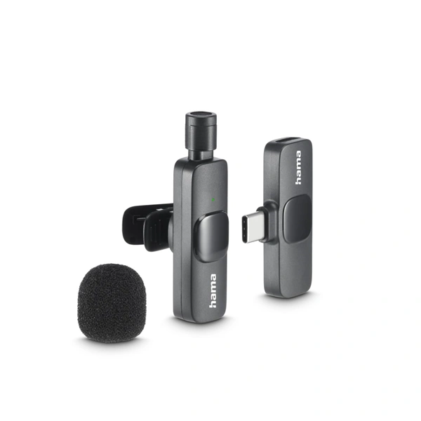 Hama bezdrátový klopový mikrofon Lavalier Smart Wireless