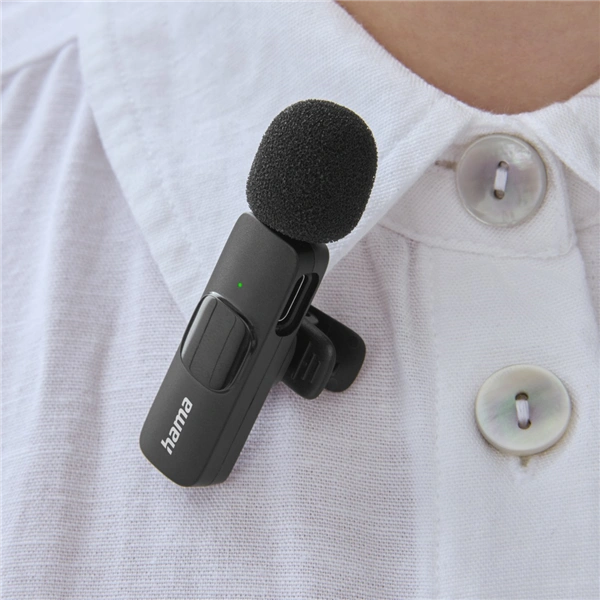 Hama bezdrátový klopový mikrofon Lavalier Smart Wireless