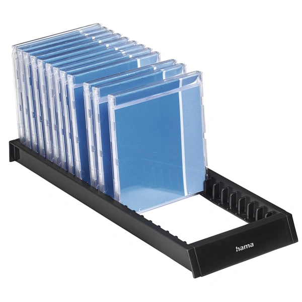 Hama CD Flipper 22, stojan pro 22 CD, plastový, černý