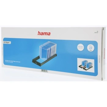 Hama CD Flipper 22, stojan pro 22 CD, plastový, černý