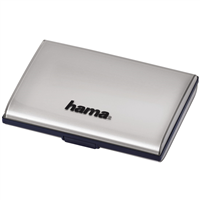 Hama Fancy pouzdro na paměťové karty SD/MMC, stříbrné
