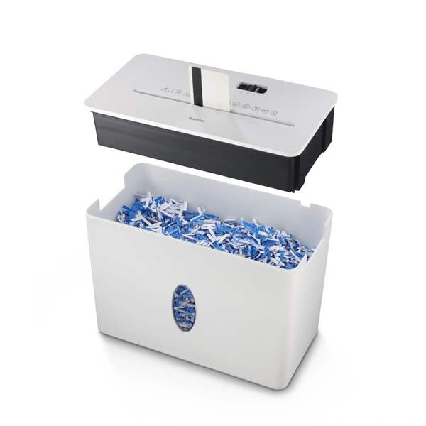 Hama Safe X40-B, skartovačka, křížový řez, 4 listy, bezpečnostní úroveň P4 T4 E3, bílá