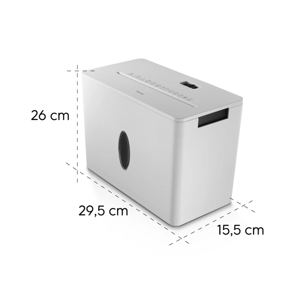 Hama Safe X40-B, skartovačka, křížový řez, 4 listy, bezpečnostní úroveň P4 T4 E3, bílá