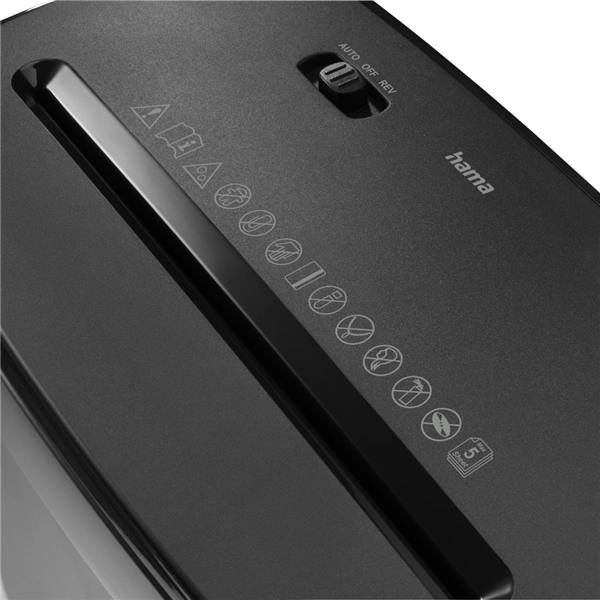 Hama Safe X50, skartovačka, křížový řez, 5 listů, bezpečnostní úroveň P4 T4 E3