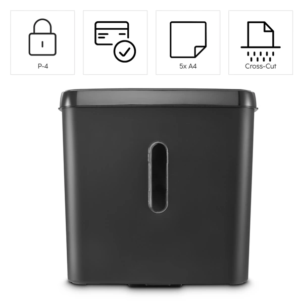Hama Safe X50, skartovačka, křížový řez, 5 listů, bezpečnostní úroveň P4 T4 E3
