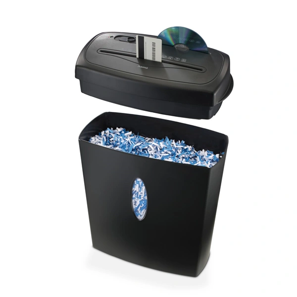 Hama Safe X100CD, skartovačka, křížový řez, 10 listů, bezpečnostní úroveň P4 T4 E3