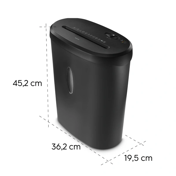 Hama Safe X120, skartovačka, křížový řez, 12 listů, bezpečnostní úroveň P4 T4 E3