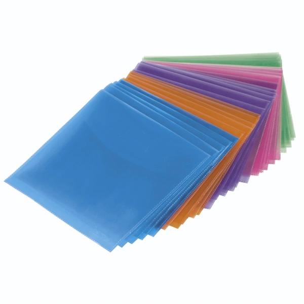 Hama ochranné obaly pro CD/DVD, polypropylen, mix barev, balení 50 ks (cena za balení)