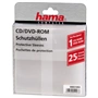 Hama ochranný obal pro CD/DVD, 25ks/bal, transparentní - NÁHRADA POD OBJ. Č. 33808