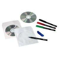 Hama ochrann obal pro CD/DVD, 100ks/bal, bl, balen krabika na zaven 
