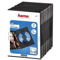 Hama DVD Slim Box 25, Black