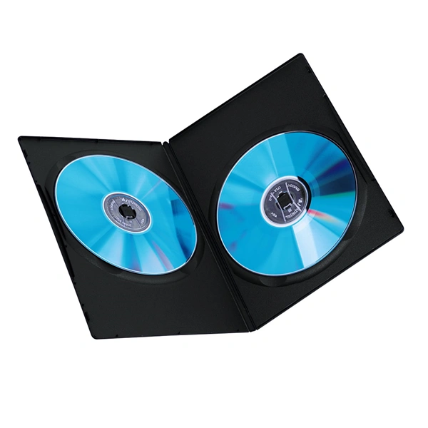 Hama Slim Double, obal na 2 DVD, s fólií, černý, balení 10 ks (cena za balení)