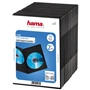 Hama DVD Slim Double-Box 25, Black