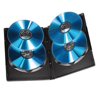 Hama DVD Quad Box, Black, Package of 5 pieces