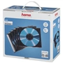 Hama CD Slim Box, obal na 1 cd/dvd, průhledný/černý, balení 100 ks (cena za balení)