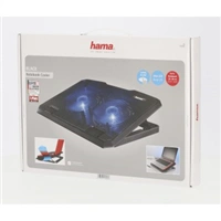 Hama chladc stojan pro notebook Black