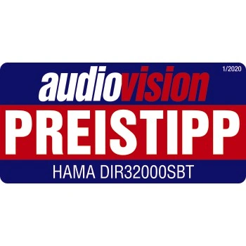 Hama digitální a internetové rádio DIR3200SBT, FM/DAB/DAB+/, Bluetooth, černé