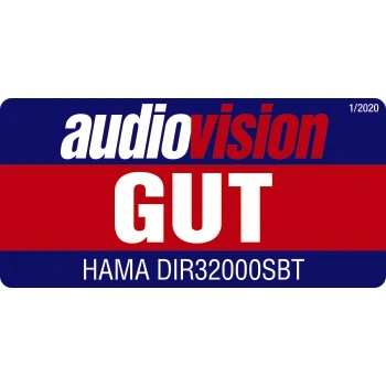 Hama digitální a internetové rádio DIR3200SBT, FM/DAB/DAB+/, Bluetooth, černé