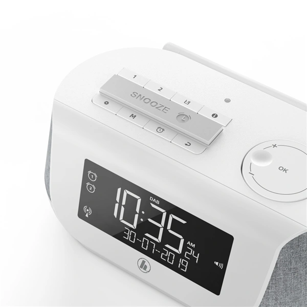 Hama digitální rádio DR36SBT, FM/DAB/DAB+/Bluetooth, bílé