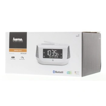 Hama digitální rádio DR36SBT, FM/DAB/DAB+/Bluetooth, bílé