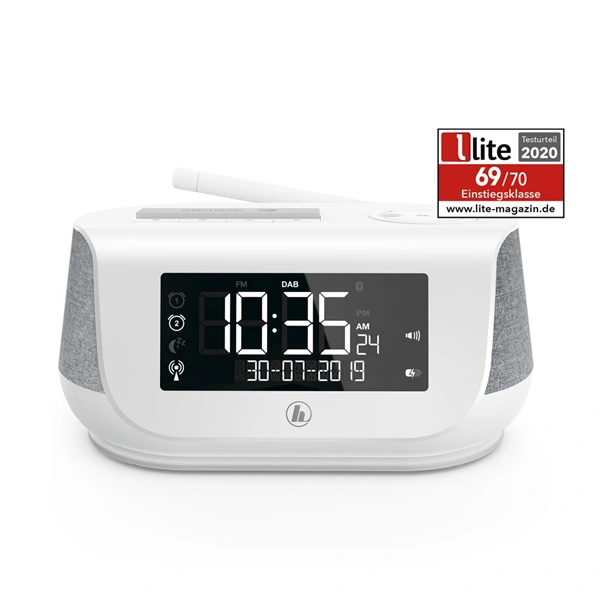 Hama digitální rádio DR36SBT, FM/DAB/DAB+/Bluetooth, bílé