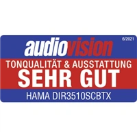 Hama digitln a internetov rdio DIR3510SCBT, DAB+/CD/BT RX-TX/ App ovldn