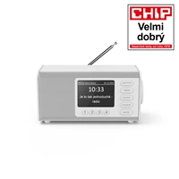 Hama digitální rádio DR1000, FM/DAB/DAB+, bílé 