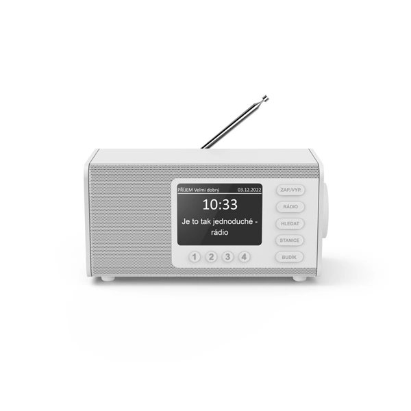 Hama digitální rádio DR1000, FM/DAB/DAB+, bílé 